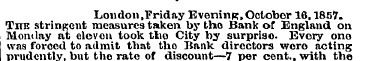 London,Friday Evening,October 16,1857. T...
