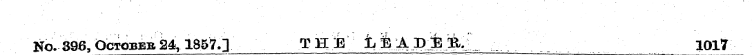 No. 396, October 24,1857.] T H !E tiEAJp...