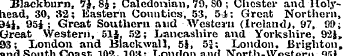 Blackburn, 7J, 8J; Caledonian, 79, SO ; ...