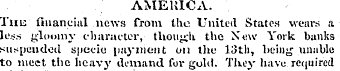 AMERICA. This financial news from the Un...