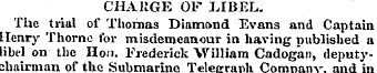 CHANGE OF LIBEL. The trial of Thomas Dia...