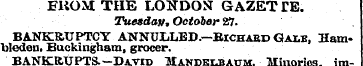 JEliOM THE LONDON GAZETTE. Tuesday, Octo...