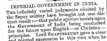 IMPERIAL GOVERNMENT IN INDIA.. l^r-s^^. ...