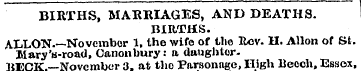 BIRTHS, MAERIAGES, AND DEATHS. BIRTHS. A...