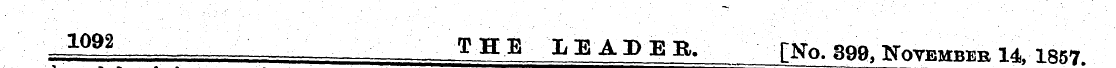 1092 THE LEADER. [No. 390, November 14, ...