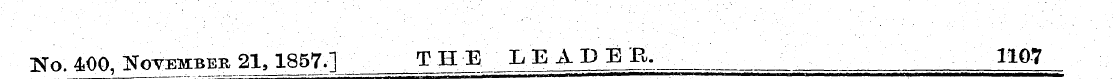 No. 400, November 21,1857.J THE__ LEAKEB...