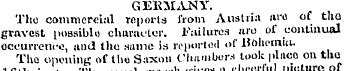 GERMANY. Tho commercial reports from Aus...