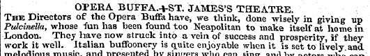 OPERA BUFEA.4-ST. JAMES'S THEATRE. The D...