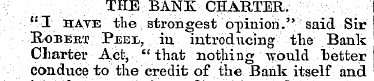 THE BANK CHAHTER. 'vl have the strongest...