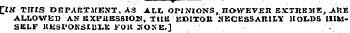 ... w C tW THIS DEPARTMENT, AS ALL OPINI...