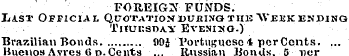 FOREIGN FUNDS. Last Ofiticiai, Ql-otatio...