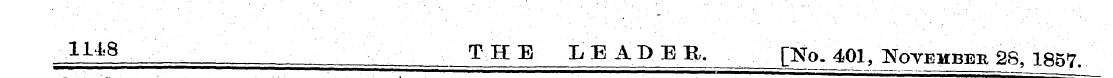 1148 THE LEADER. [No. 401, November 28, ...