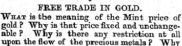 #REE TRADE IN GOLD. "What is the meaning...