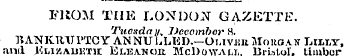 FROM THE LONDON GAZETTE. Tuosda ;/v Dece...