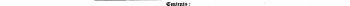Contents :