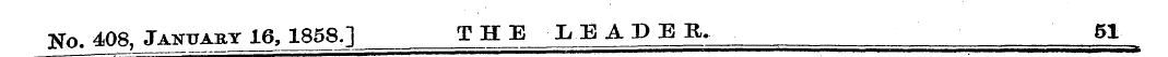 No. 408, January 16, 1858.] THE LEADER, ...