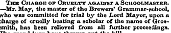 The Charge of Cruelty against a Schoolma...