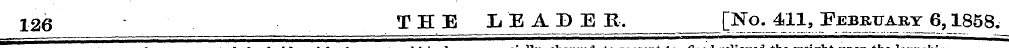 126 THE LEABEB. [No. 411, Febrtjary _ 6,...