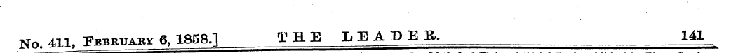 TSTo. 411, February 6, 1858.1 THE LEADE ...