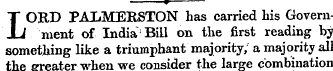 9 T ORD PAIiMERSTON has carried his Gove...