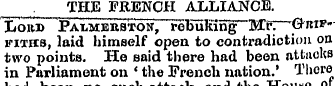 _ THE FRENCH ALLIANCE. Loud Fai^mebston,...