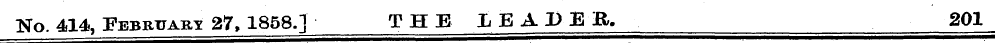 No. 414, February 27, 1858.] THE tEADEa....