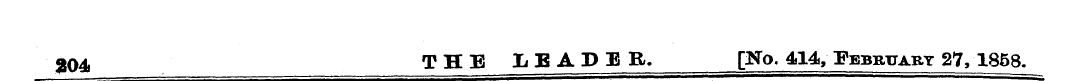 304, THE LEADER. [No. 4.14, February 27,...