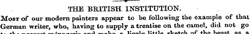 : ? THE BRITISH INSTITUTION. Most of our...