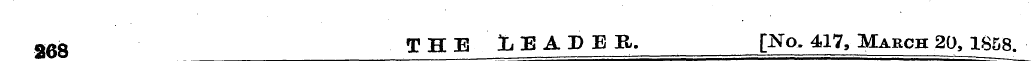 «68 TH E LEADER. [No. 417, March 20, 185...