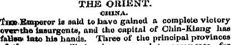 THE OBIENT. CHINA. Trajfr Emperor is sai...