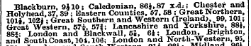 Blackburn. 9} 10; Caledonian, 86i,87 x.d...