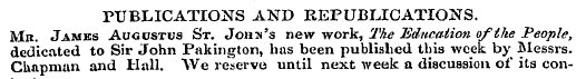 PUBLICATIONS AND REPUBLICATIONS. Mb. Jam...