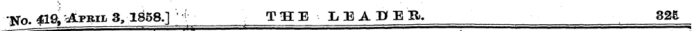 -No. &d Atb.il 3, 1858.] ( THE LEADER. 3...
