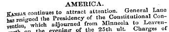 AMERICA. Kansas continues to attract att...