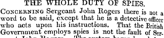 THE WHOLE DUTY OF SPIES. CoNCEitNiNG Sei...
