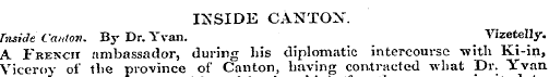 IXSIDE CANTOX. rtiside Canton. By Dr. Yv...