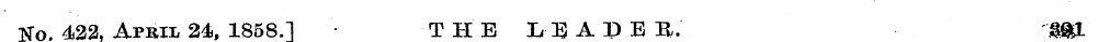 Ko. 422. April 24, 1858.] THE LUDE H. &&...