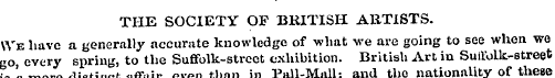 THE SOCIETY OF BRITISH ARTISTS. We have ...