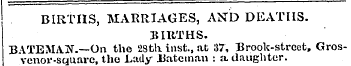 BIRTHS, MARRIAGES, AND DEATHS. BIRTHS. B...