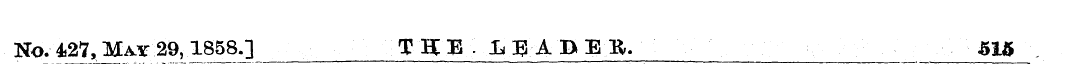 No. - t in ' ,Max 29,1858.] THE LfABEX ....
