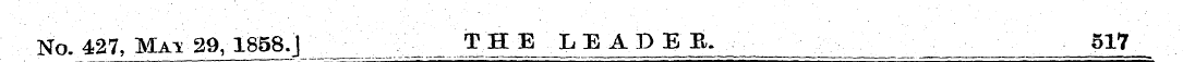 No. 427, Mai: 29, 1858.J T H E L E A I) ...