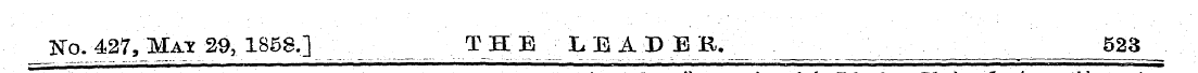 INTO. 427, May 29, 1858.] T H E L, EA"D ...