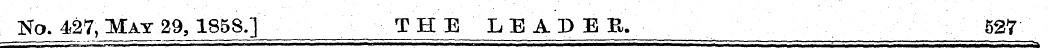 _ No. 427, May 29, 1858.] T H E L E A D ...