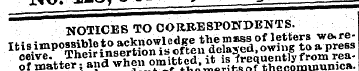 . , , NOTICES TO CORRESPONDENTS.