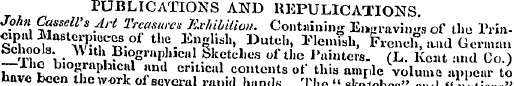 PUBLICATIONS AND KEPULICAT1ONS. John Cas...
