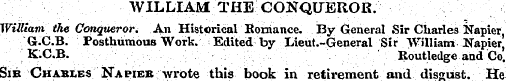 WILLIAM THE CONQUEROR. William the Conqu...