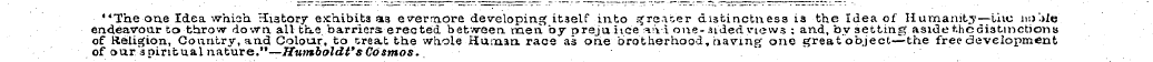 "The one Idea whiah ;Ii3tory exhibits aa...