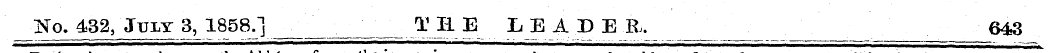No. 432, July 3, 1858.] _ . ' ._,___. j-...