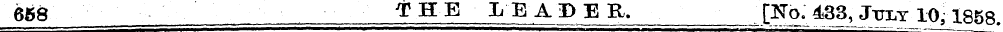 658 THE LEADER. ^JZ^ ^gg^1 ^ ' *P» : 185...