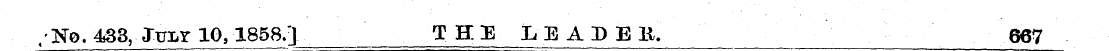 /Ho , 433, Jusr 10,1858/j ___ THE LEADBB...